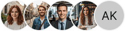 Investor profile avatars displayed across the Tallygainor trading review section
